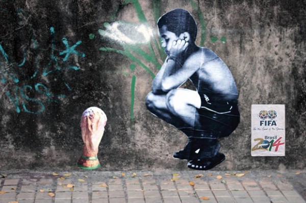 Anti-FIFA World Cup arts appearing across Brazil