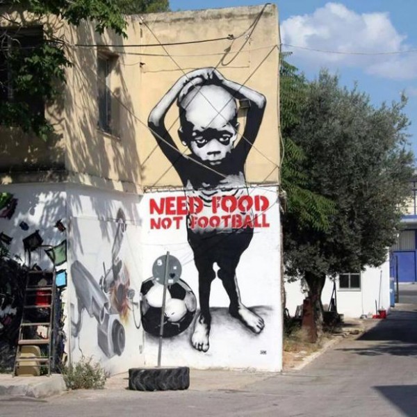 Anti-FIFA World Cup arts appearing across Brazil
